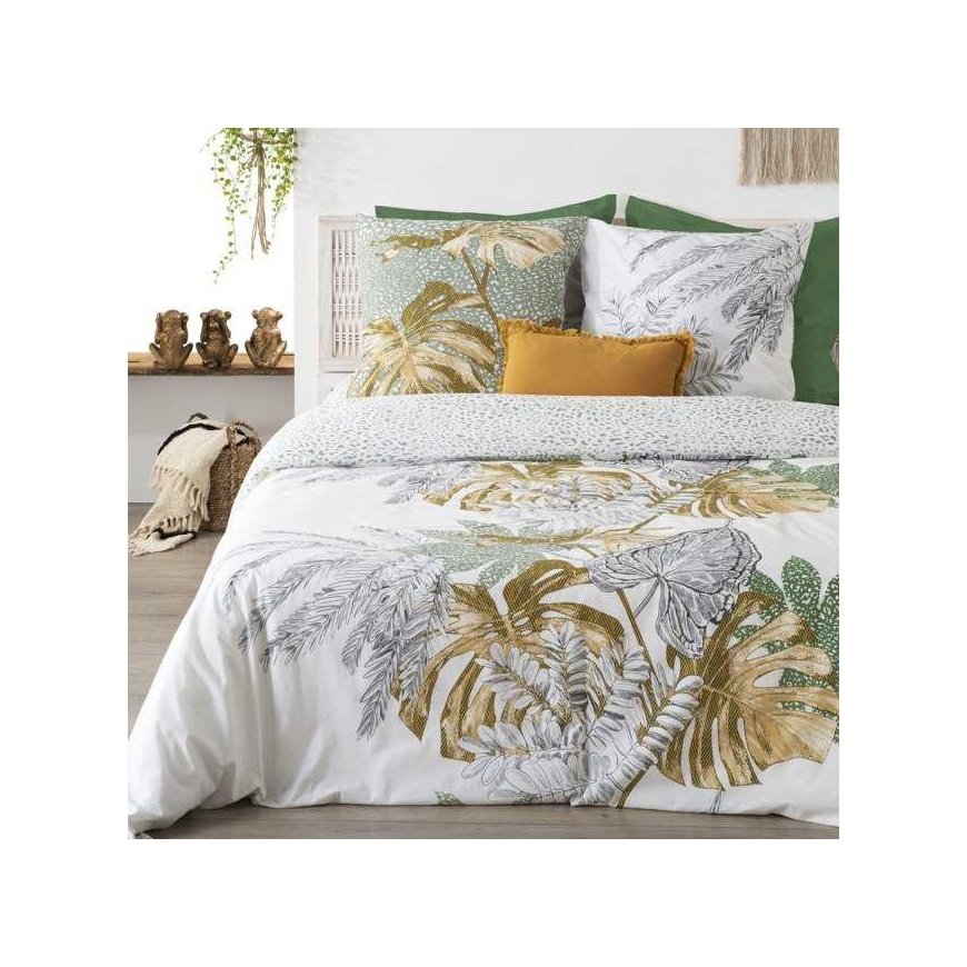 Cotton MONSTERA cotton bedding set for 2 people, 240x220 cm – 2