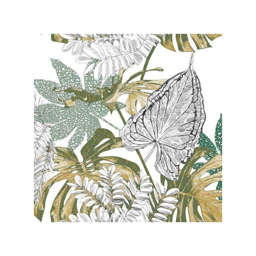 Cotton MONSTERA cotton bedding set for 2 people, 240x220 cm – 3