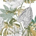 Cotton MONSTERA cotton bedding set for 2 people, 240x220 cm Cotton MONSTERA cotton bedding set for 2 people, 240x220 cm