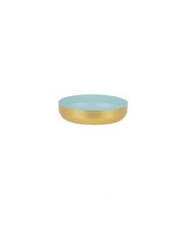 Myhome Decorative paste Soft Gold Mint 16 x 16 x 3.5 cm MY HOME