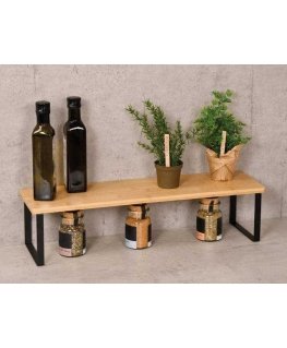 Bamboo kitchen shelf for countertop, 55 x 15 cm, Kesper