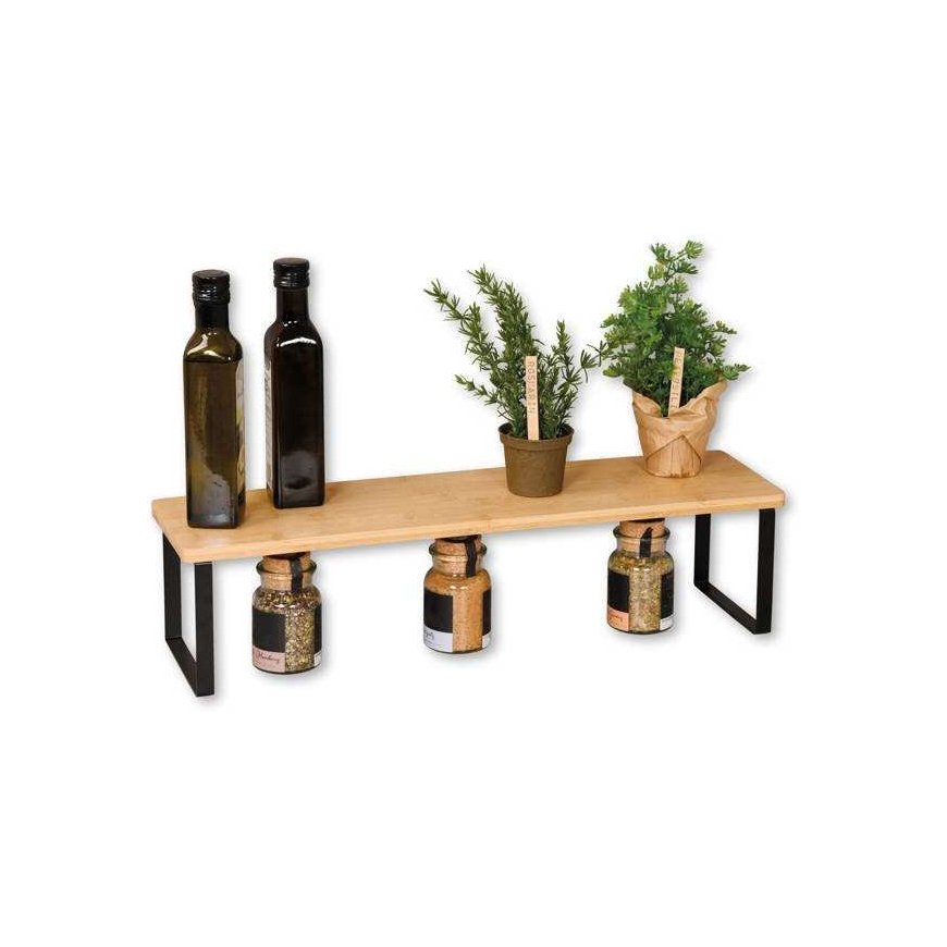 Bambukinė virtuvės lentyna stalviršiui, 55 x 15 cm, Kesper – 2