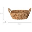 Home Styling Collection Punottu vesihyasintti leipäkori BRAID, kahvoilla, 30 x 25 cm Home Styling Collection Punottu vesihyasintti leipäkori BRAID, kahvoilla, 30 x 25 cm