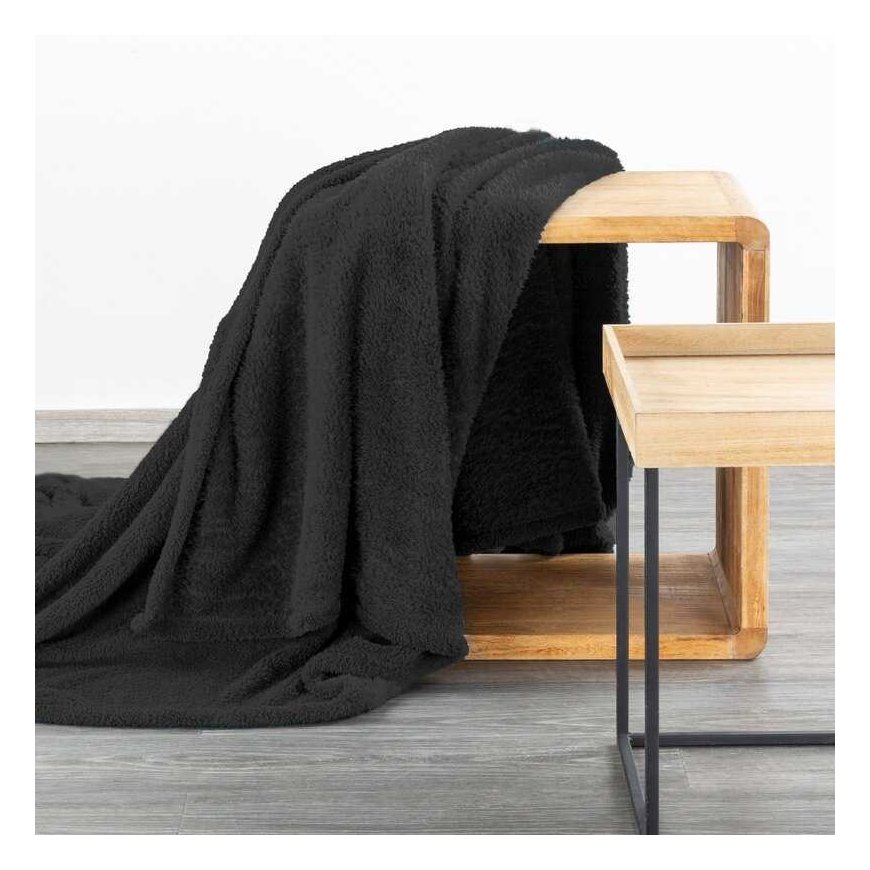 Eurofirany Euro curtains D91/K/LORI/CZAR 70X160 Black