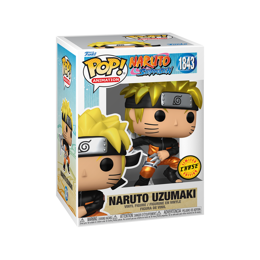 FUNKO POP! Vinilinė figūrėlė: Naruto: Shippuden - Natuto Uzumaki (w/ Chase) – 3