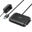 UNITEK Y-3324 HDD/SSD dokstacija USB 3.2 Gen 1 (3.1 Gen 1) Type-A Melns