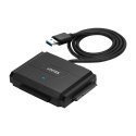 UNITEK Y-3324 saugojimo diskų prijungimo stotis USB 3.2 Gen 1 (3.1 Gen 1) Type-A Juoda UNITEK Y-3324 saugojimo diskų prijungimo stotis USB 3.2 Gen 1 (3.1 Gen 1) Type-A Juoda