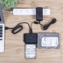 UNITEK Y-3324 tallennusaseman telakointiasema USB 3.2 Gen 1 (3.1 Gen 1) Type-A musta