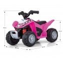 Milly Mally Važiuoklė na akumulator Quad HONDA ATV Rožinė Milly Mally Važiuoklė na akumulator Quad HONDA ATV Rožinė