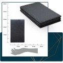 Secret De Gourmet Set of 6 Slate Plates, Finger Food Tiles, 18 x 30 cm Secret De Gourmet Set of 6 Slate Plates, Finger Food Tiles, 18 x 30 cm