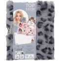 TOPModel Diary with fluffy cover, grey TOPModel Diary with fluffy cover, grey