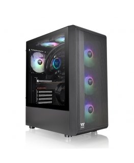 Thermaltake S200 TG ARGB „Midi Tower“ Juoda