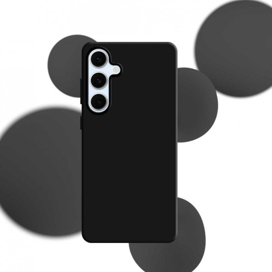 3Mk Silicone Phone Case for Samsung Galaxy S24 FE - Black – 3