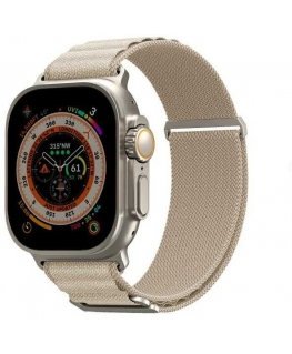 Kobu Apple Watch Ultra 49/45/44mm leather strap yellow