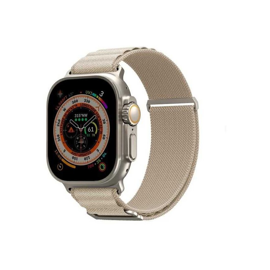 Kobu Apple Watch Ultra 49/45/44mm leather strap yellow