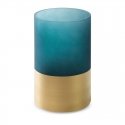 Eurofirany LIMITED COLLECTION MUSA7 Candlestick, ∅ 15X25 cm, color: dark blue / gold Eurofirany LIMITED COLLECTION MUSA7 Candlestick, ∅ 15X25 cm, color: dark blue / gold