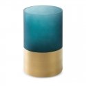 Eurofirany LIMITED COLLECTION MUSA7 Candlestick, ∅ 15X25 cm, color: dark blue / gold Eurofirany LIMITED COLLECTION MUSA7 Candlestick, ∅ 15X25 cm, color: dark blue / gold