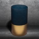 Eurofirany LIMITED COLLECTION MUSA7 Candlestick, ∅ 15X25 cm, color: dark blue / gold Eurofirany LIMITED COLLECTION MUSA7 Candlestick, ∅ 15X25 cm, color: dark blue / gold