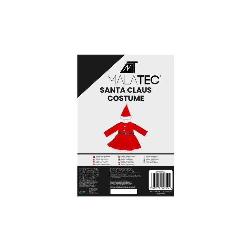 Costume – Mrs. Claus Malatec 22702 – 2