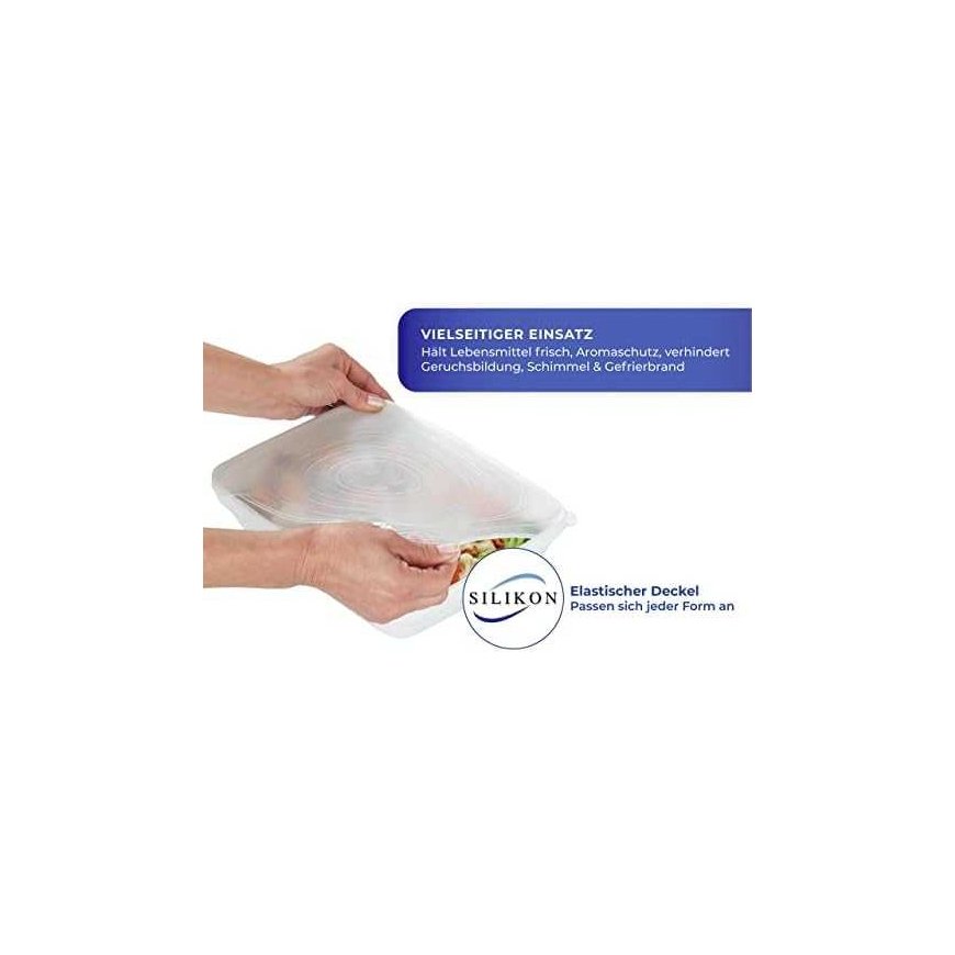 Maximex PIECES Silicone lids for containers, elastic, 6 pcs. – 2