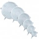 Maximex PIECES Silikoniniai dangteliai indams, elastingi, 6 vnt Maximex PIECES Silikoniniai dangteliai indams, elastingi, 6 vnt