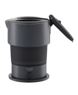 Adler Silicon Travel Kettle | AD 1377 | Travel Kettle | 600 W | 0.6 L | Silicon | Grey