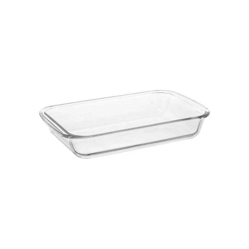 Hygienic glass food storage container 29 x 18 cm with airtight lid RECT GLASS MOLD – 2