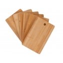 Mondex Bamboo Breakfast Board, Cutting Boards + Stand, Set of 6 Boards Mondex Bamboo Breakfast Board, Cutting Boards + Stand, Set of 6 Boards