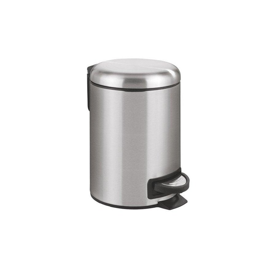 Stainless steel waste bin LEMAN, Easy Close, 3 l, WENKO – 2
