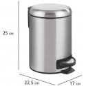 Nerūdijantis plienas waste bin LEMAN, Easy Close, 3 l, WENKO Nerūdijantis plienas waste bin LEMAN, Easy Close, 3 l, WENKO
