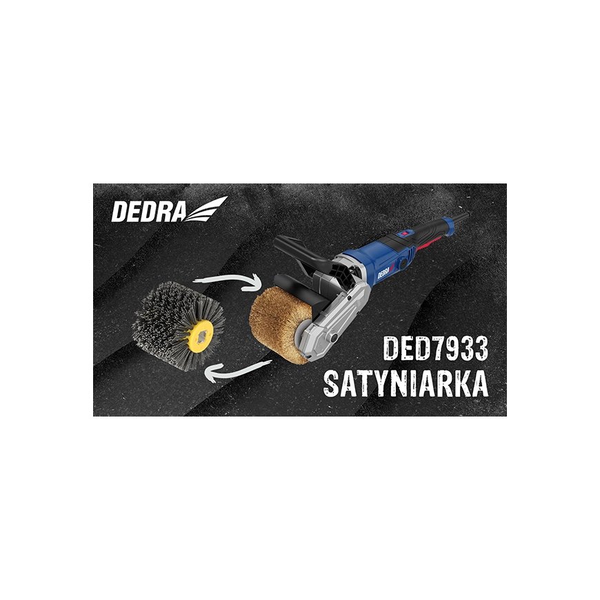 DEDRA Satīna apdares otu slīpmašīna