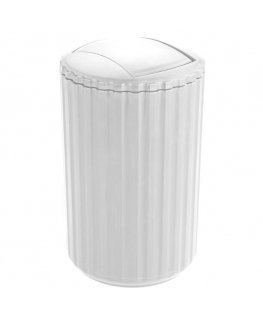 Allstar Waste bin, Swing, white, 3l, WENKO
