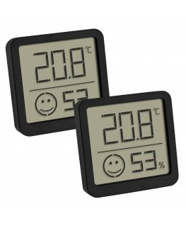 TFA-Dostmann 30.5053.01.02 vides termometrs Elektroniskais vides termometrs Iekštelpas Melns