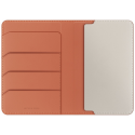 UNIQ Belmont RFID blocking passport case terracotta ivory