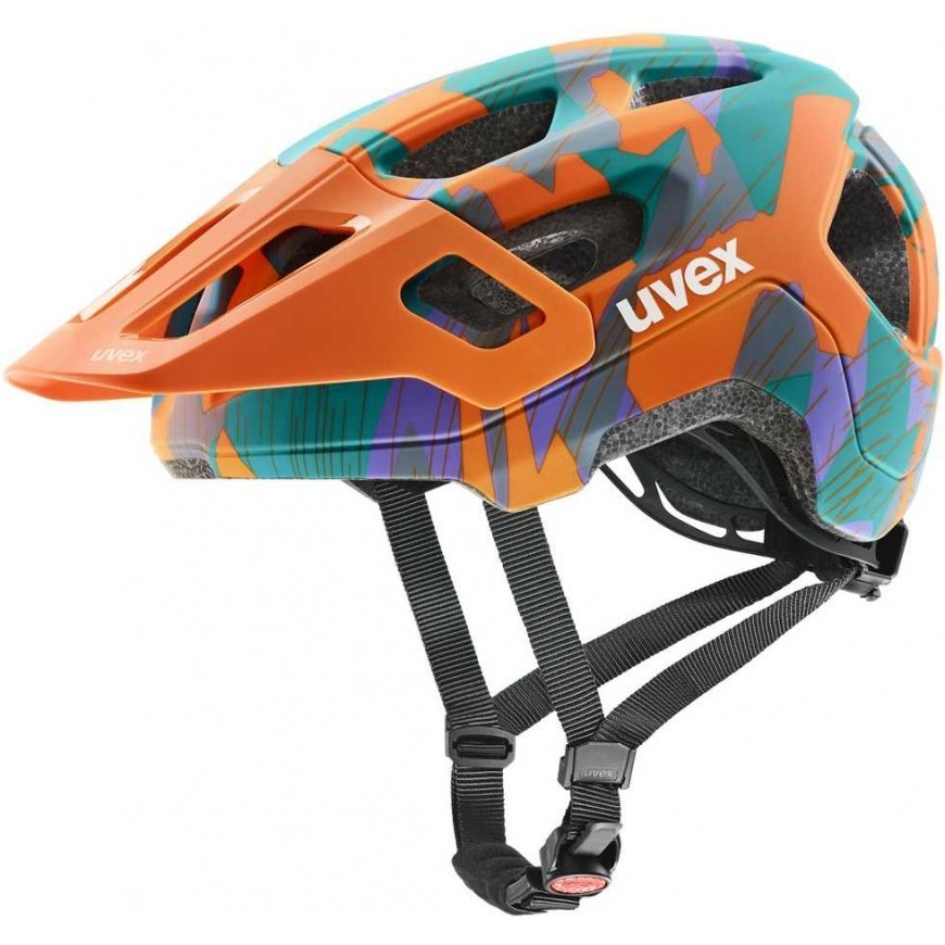 Šalmas Uvex react jr. papaya camo matt-52-56CM – 5
