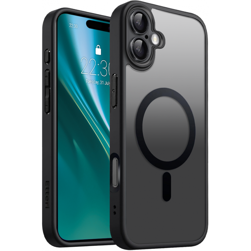 Case Telforceone Eteri Matt Mag Apple iPhone 16 Plus 6.7" black