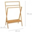 Bamboo Bamboo towel rack Lab'n Modul, 94 cm Bamboo Bamboo towel rack Lab'n Modul, 94 cm