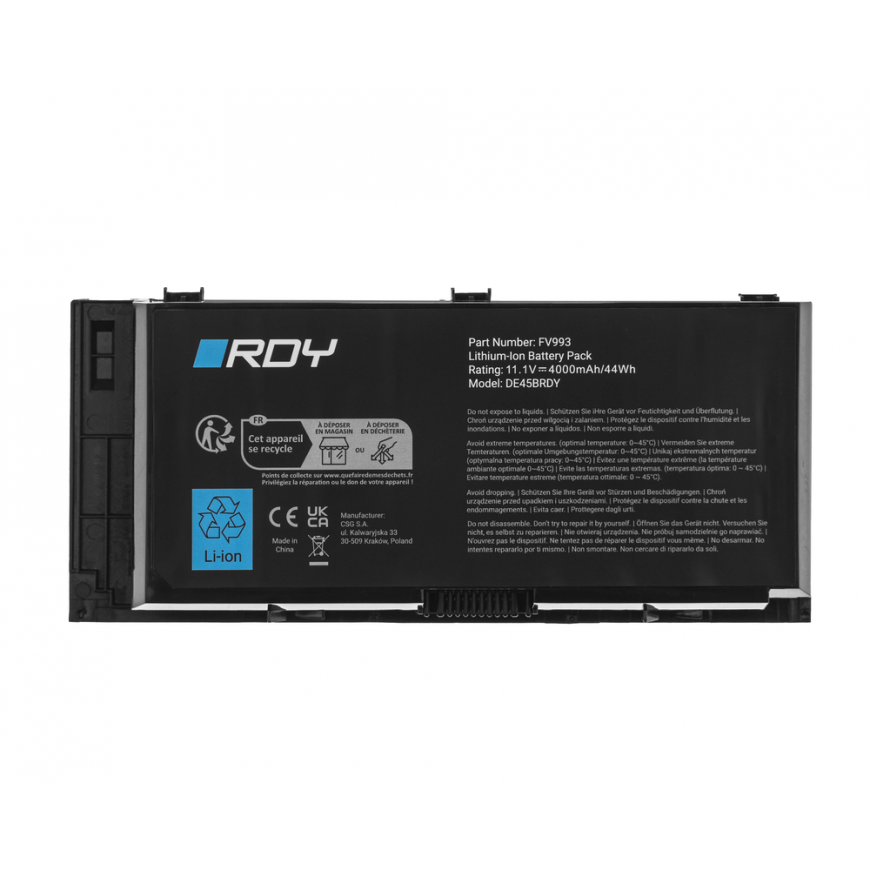 Green Cell Battery RDY FV993 FJJ4W PG6RC R7PND for Dell Precision M4600 M4700 M4800 M6600 M6700 M6800 – 3