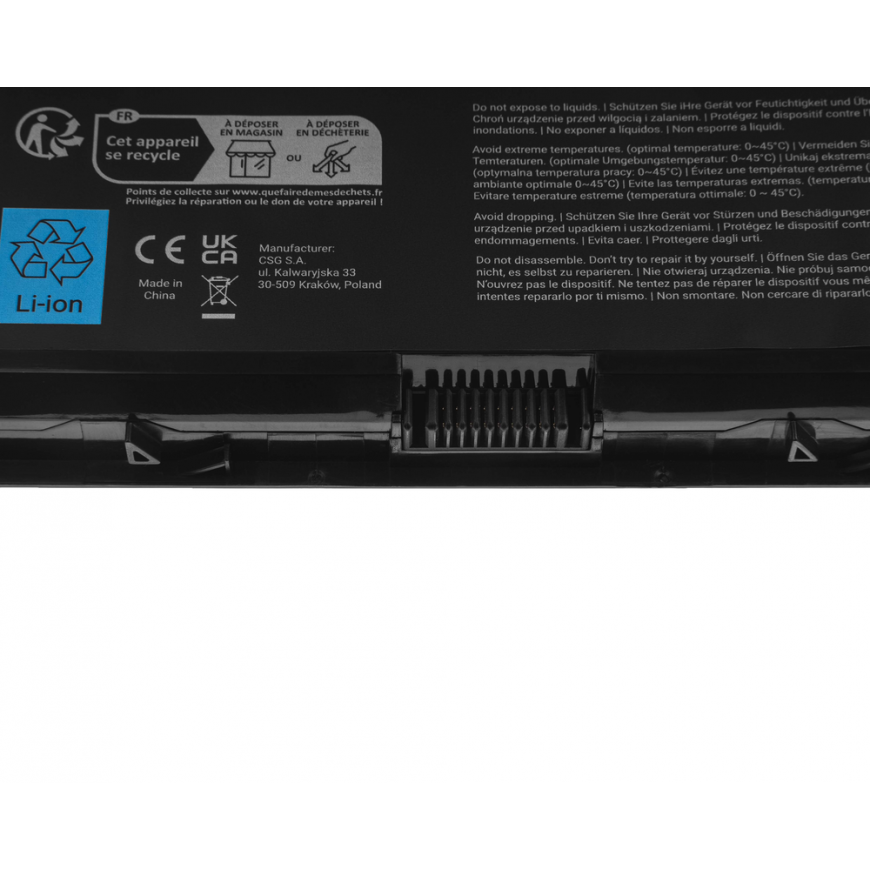 Green Cell Baterija RDY FV993 FJJ4W PG6RC R7PND do Dell Precision M4600 M4700 M4800 M6600 M6700 M6800 – 4