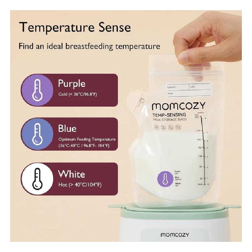 MOMCOZY MILK STORAGE BAGS WITH SPOUT, 120 PCS. – 2
