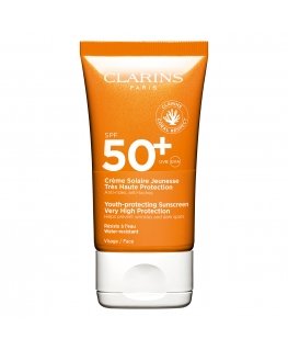 Clarins Youth-protecting SPF 50+ Sunscreen cream Лицо Взрослые