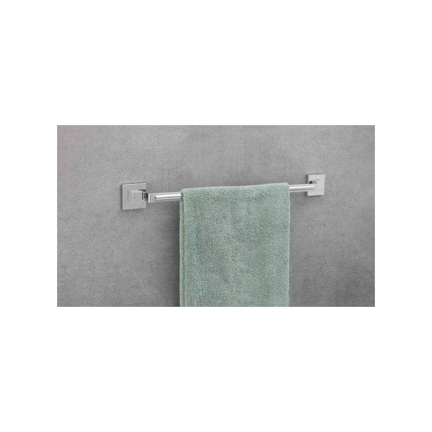 Kylpyhuoneteline QUADRO, Vacuum-Loc - ruostumaton teräs, WENKO – 2
