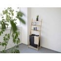 Wenko ECORI ladder shelf with laundry basket Wenko ECORI ladder shelf with laundry basket