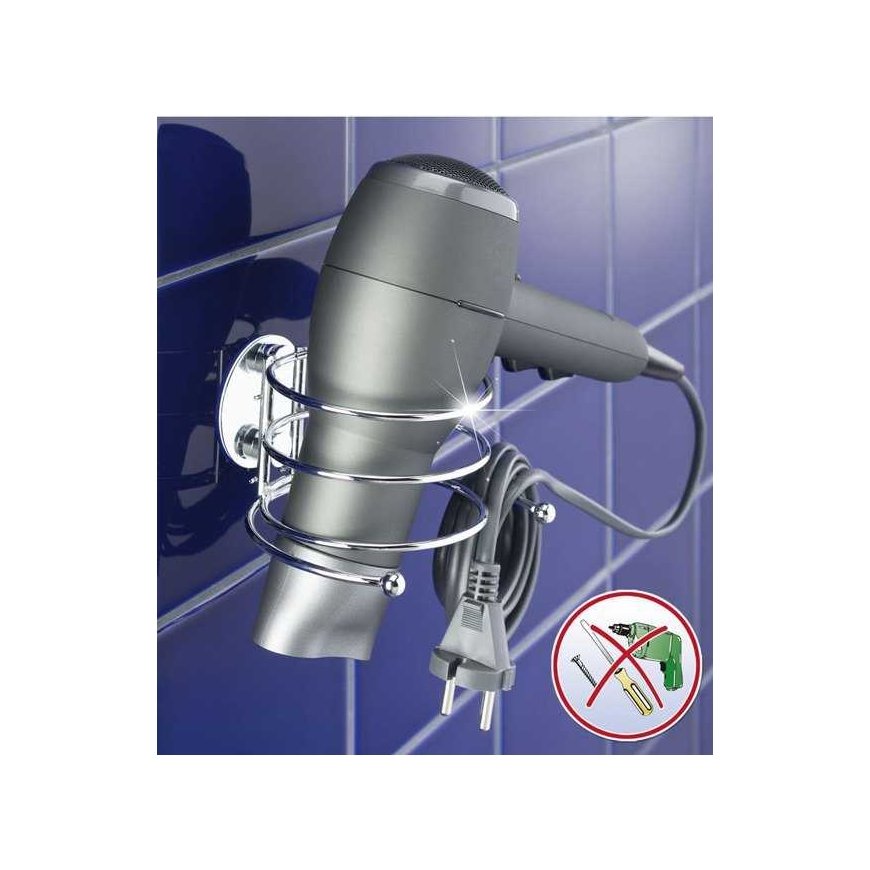 Hair dryer holder Turbo-Loc, WENKO – 4