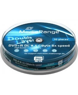 MediaRange MR466 tühi DVD 8,5 GB DVD+R DL 10 tk