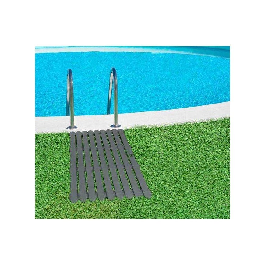 Non-slip bathroom mat - 50 x 80 cm, gray, WENKO – 4