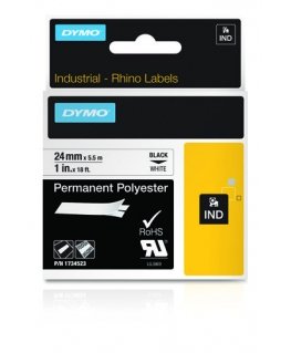 DYMO 1734523 marķēšanas lenta Melns uz balta