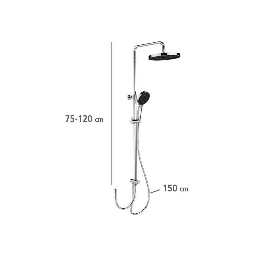 Invena Shower set with rain shower, Softwater function, WENKO – 4