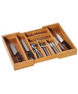 Insert Cutlery insert adjustable, 35-58 cm, bamboo, KESPER