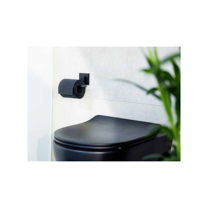 Wenko QUADRO metalinis popieriaus laikiklis, montavimas be gręžimo – 2